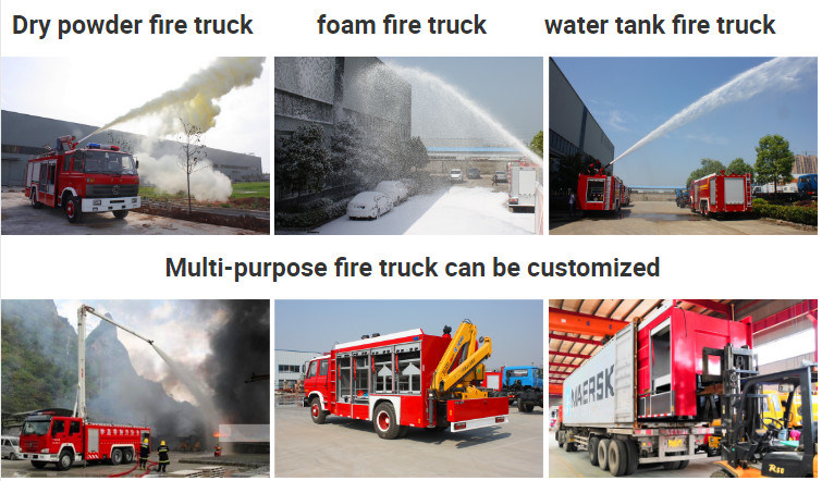 2cbm 3cbm 4cbm Fire Engine Fire Fighting Fire-Extinguishing Water Truck