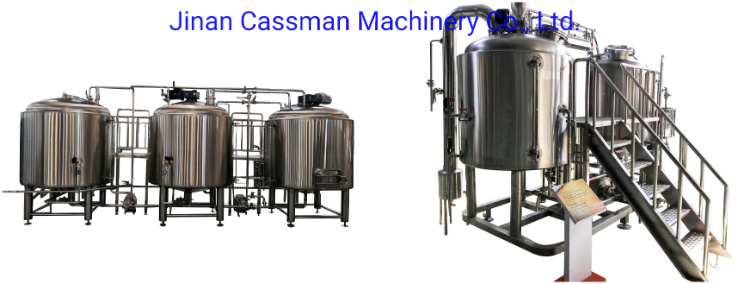 Cassman Factory Supplied SUS3004 500L China Beer Brewery Equipment