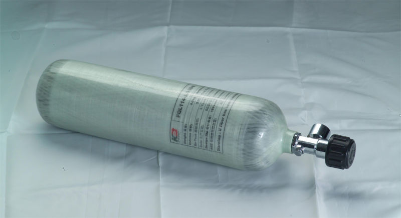 High Pressure 30MPa Compressed Air Carbon Composite Cylinders for Breathing Apparatus