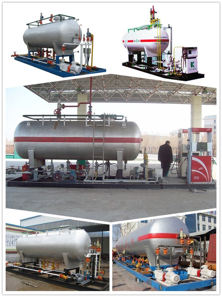 Industrial Gas Filling Equipment 30m3 LPG Gas Filling Station