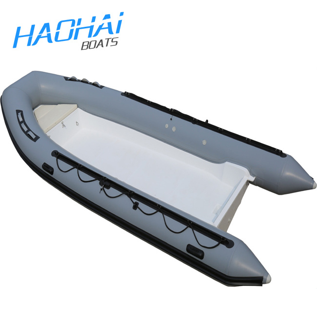 CE 5.5m Open Floor Fiberglass Hull Rescue Rib Boat