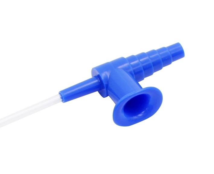 Sterile Suction Tube Suction Catheter with Cap Cone Connectors