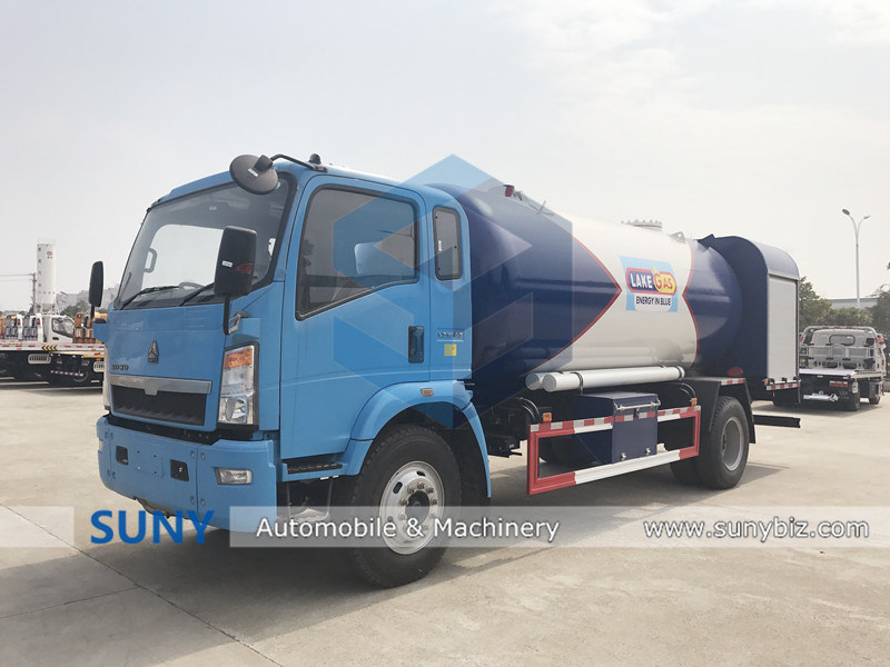 5500 Liter LPG Bulk LPG Transportation Truck for Sale