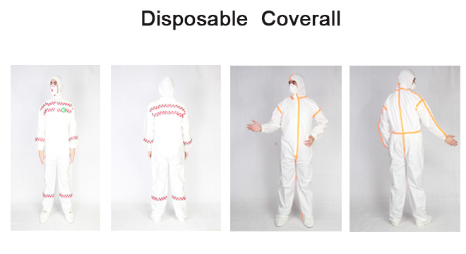 Type 3456 Fire Protection Orange Safety Coverall with Reflective Tapes