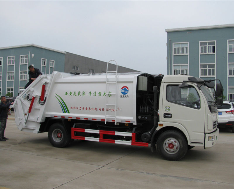 DFAC 4X2 8000 Liters New Compression Garbage Waste Refuse Truck for Sale