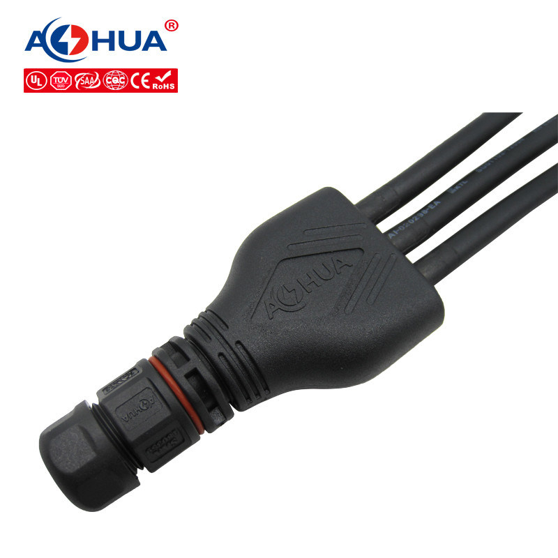 Cable Splitter Assembly Type Waterproof Y Type LED Connector