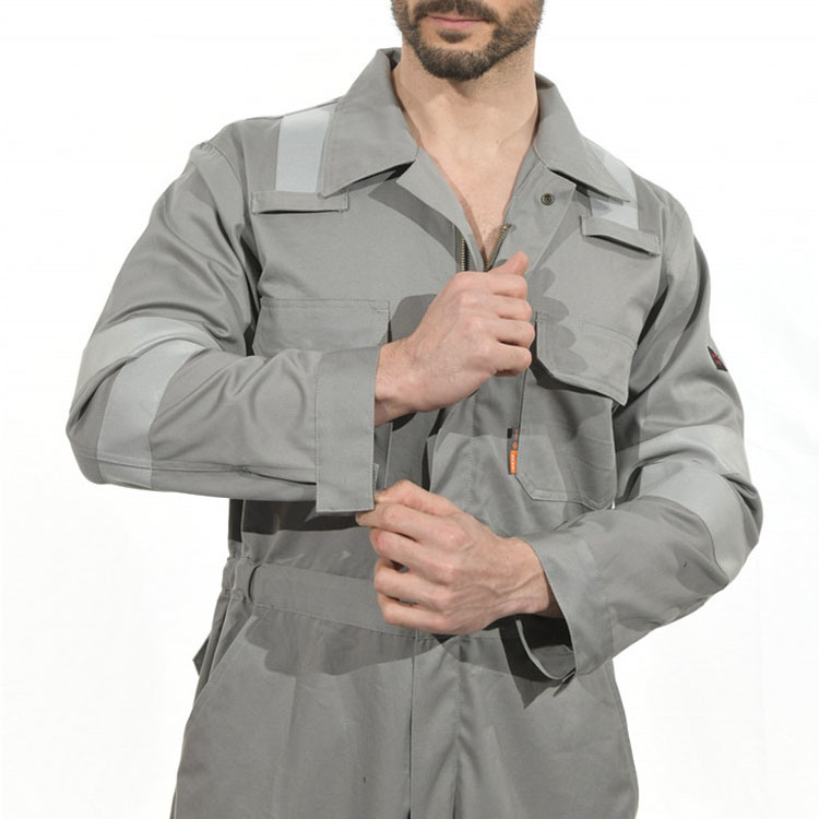 Fr Reflective Tape Oil Resistant Fire Retardant Coverall for Firemen