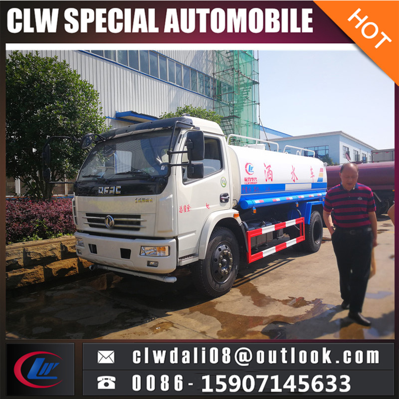 8cbm 8000 Liters Water Tank Truck, 304 Stainless Steel Water Tanker