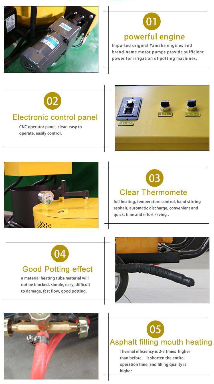 Honda Gasoline Asphalt Road Crack Filler Sealing Machine