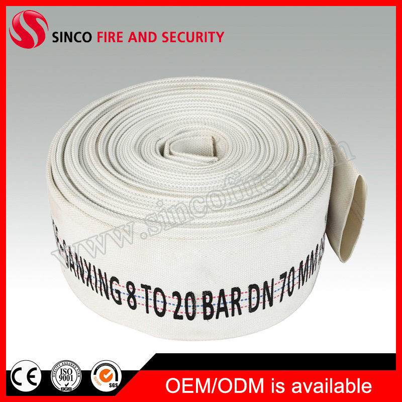 Canvas Double Jacket Fire Delivery Hose / Fire Hydrant Hose for Fire Fighting