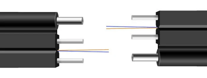 Optical Fiber FTTH Drop Cable 1-8core Core Self-Supporting Fiber Optic Cable