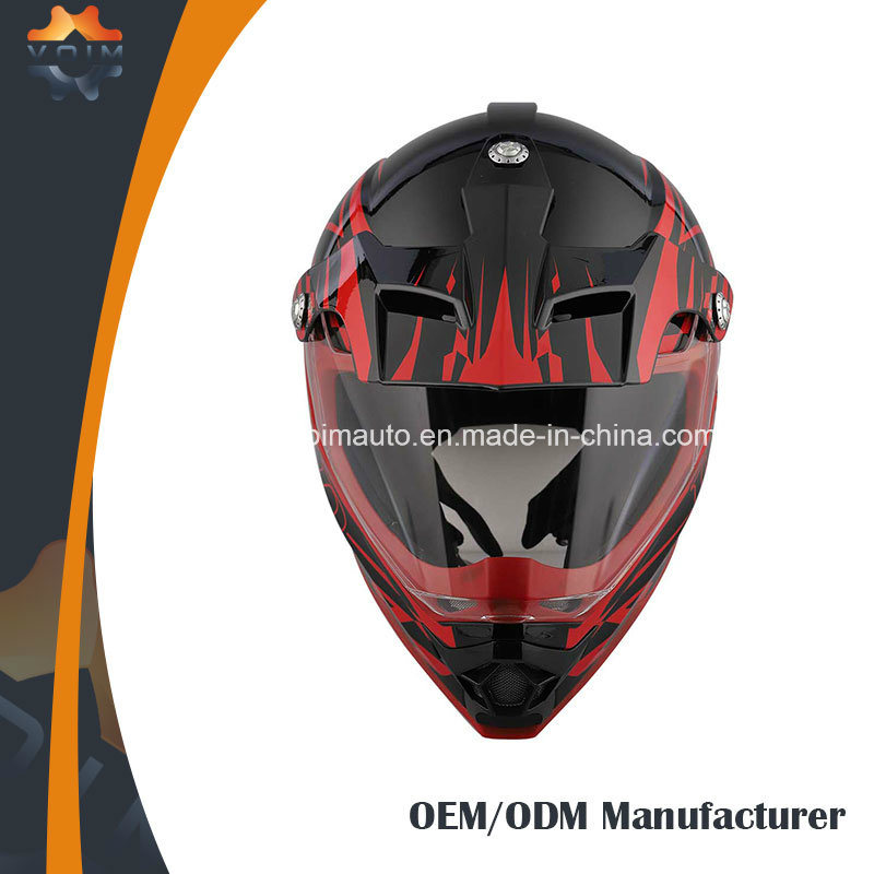 Female Dirt Bike Helmets Factory Price Motocross Helmets Parts with DOT