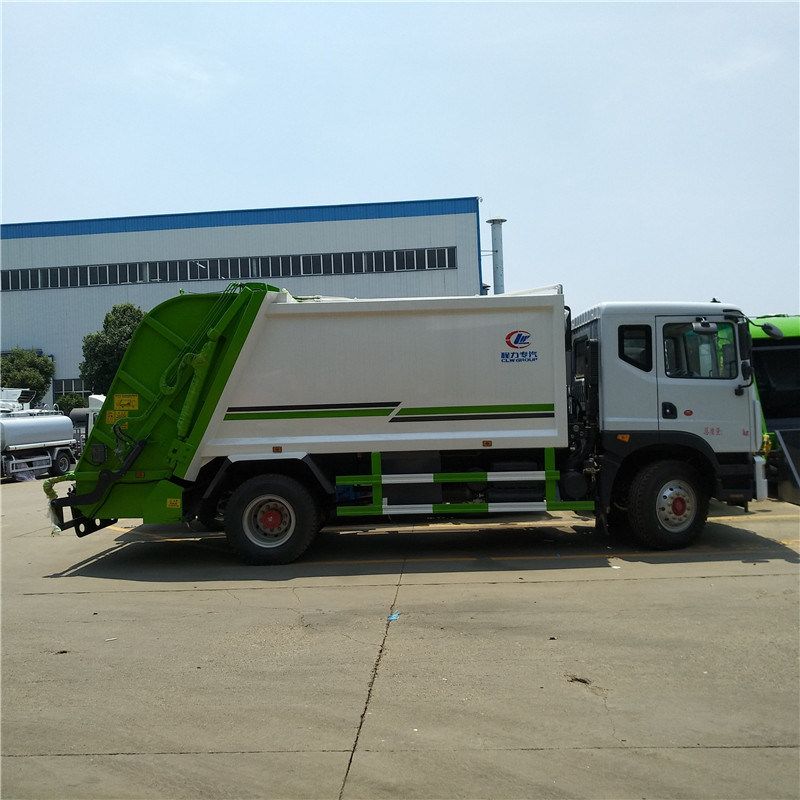 12000 Liters Dongfeng 4X2 Refuse Compactor Truck