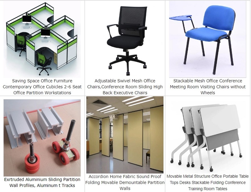 Fire Resistant Soundproof Movable Acoustic Folding Partition Walls