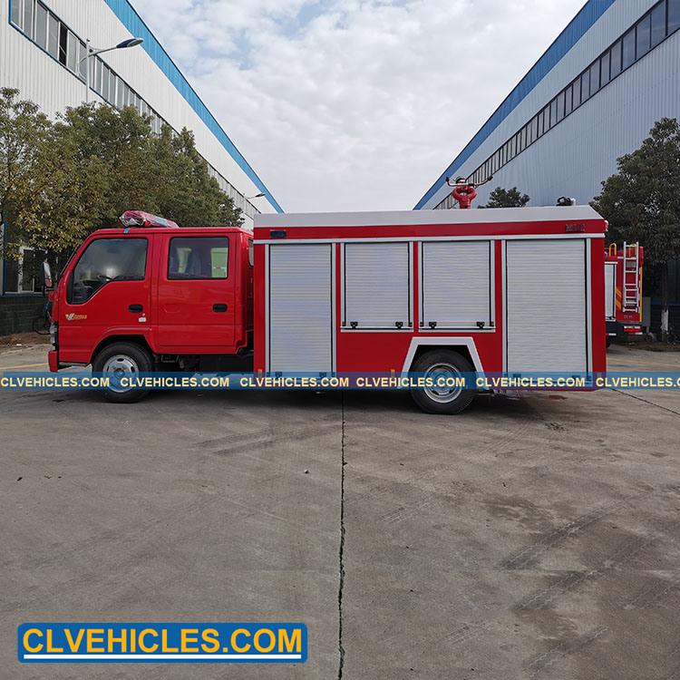 Isuzu Small Fire Truck Firefighting Engines China Manufacturer