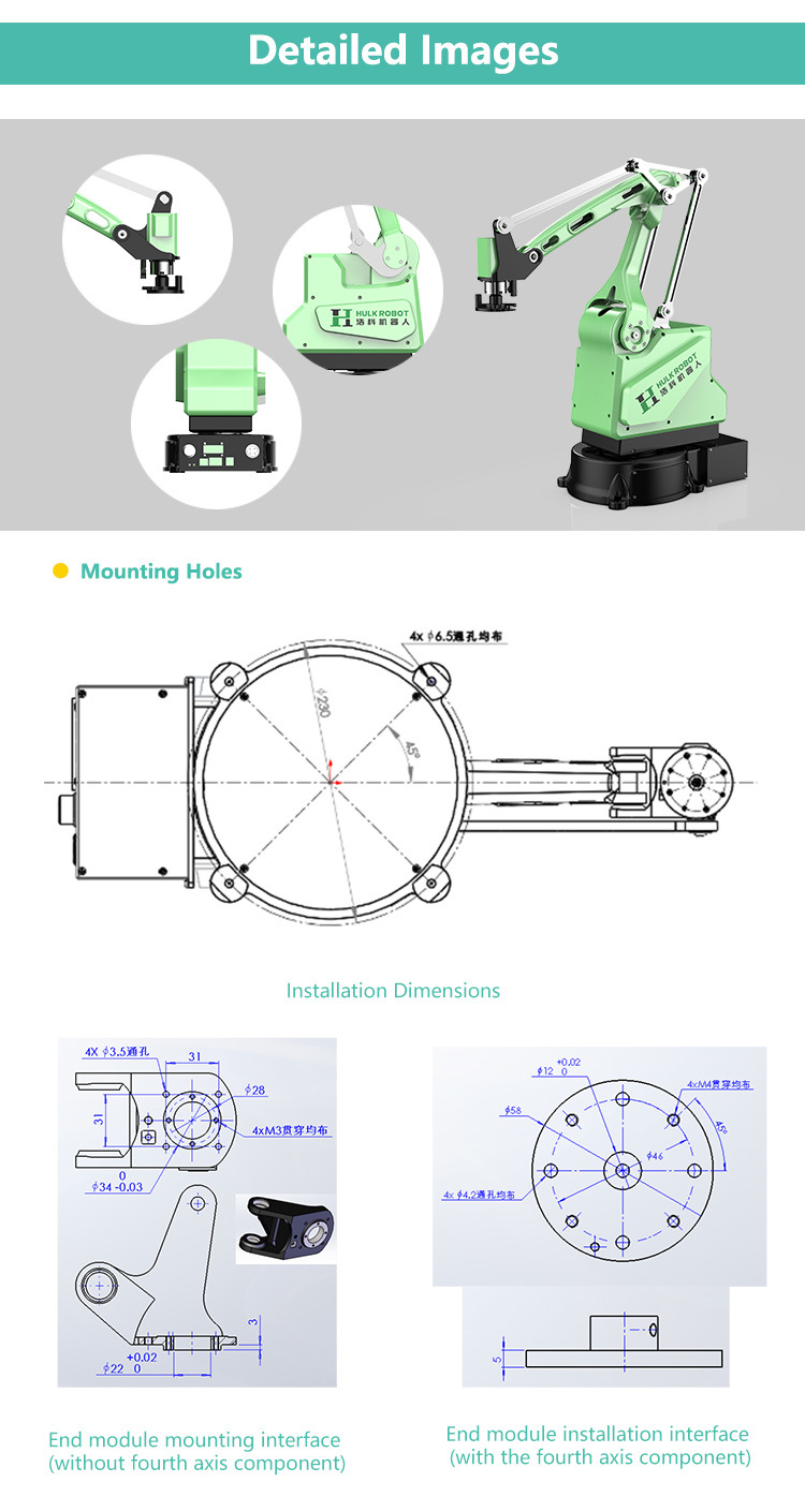 Mini Autonomous Arm Manipul Robot Transformer Used Industrial Robots