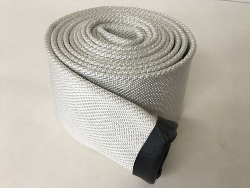 Fire Safety, Single Jacket Canvas Rubber Fire Fighting Hose