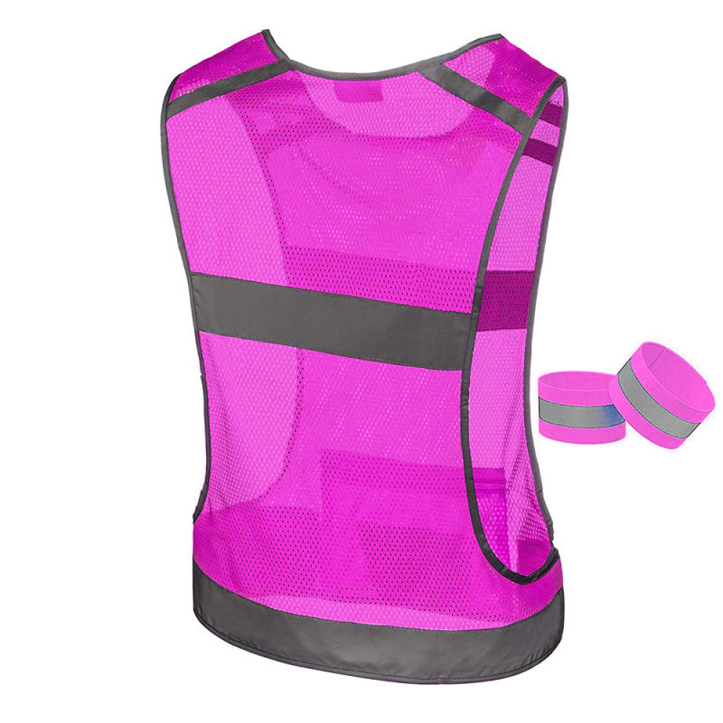 New Style Fluorescent Outdoor Night Riding Running Safety Reflective Sports Vest