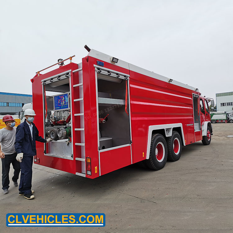 Isuzu 6X4 12000L Tank Fire Truck Fire Fighting Truck Firefighting Truck Fire Engine Rescue Truck