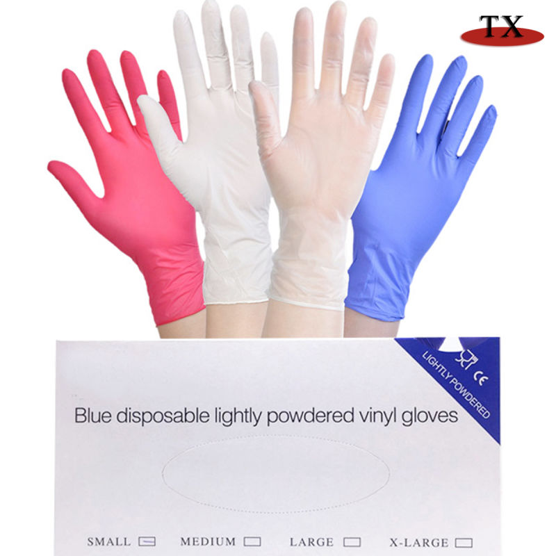 Anti-Epidemic Gloves Latex High Elastic Gloves Disposable Gloves Boxed Gloves Nitrile Powder-Free Examination Gloves