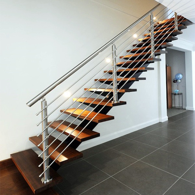 Morden Staircase, Glass Rail Staircase, Stair Factory Supply