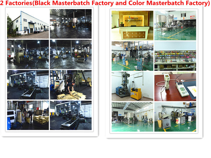 China/Chinese Factory Supplier Black Master Batch Plastic Products