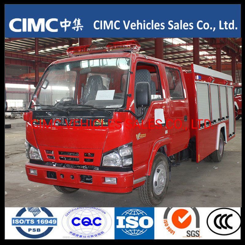 China Isuzu 600p 4*2 120HP Fire Rescue Truck