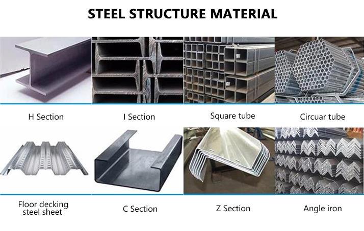 Low Cost Factory Light Steel Frame Workshop Structure Self Storage Shed with Factory Price