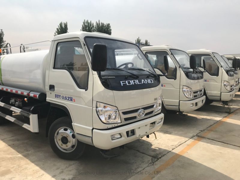 Mini Cheap Forland 3000 Liters 4000L Water Tank Truck