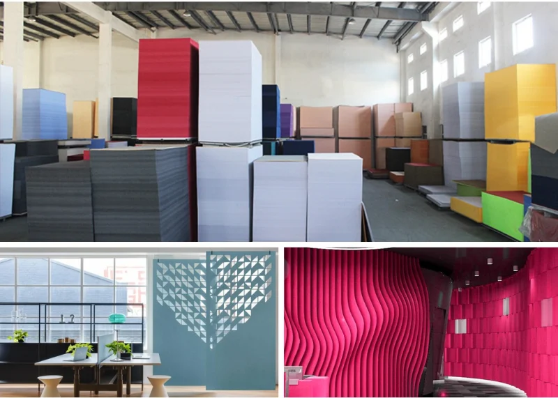 Customized Thickness Interior Decorative Acoustic Wall Panels