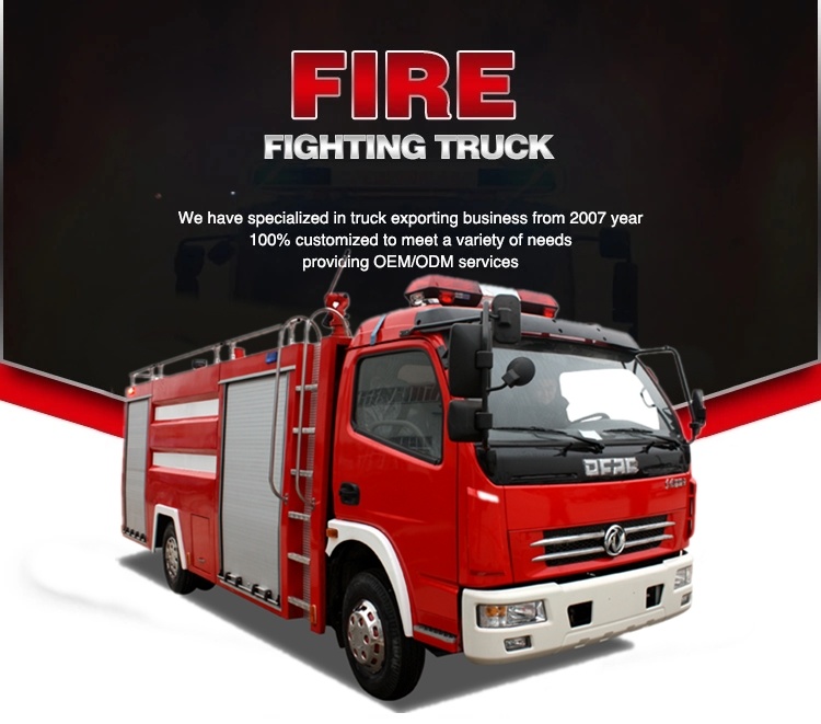 Single Cabin 1000 Gallons Dongfeng New Airport Fire Rescue Truck/ Fire Truck for Sale