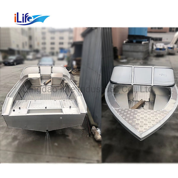 Ilife 4.8m Aluminium Bowrider Jon Rescue Electric Motor Cabin Cruiser Offshore Fishing Yacht Boat for Sale