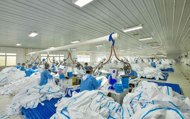 Factory Customized Product Fabric-Reinforced Non-Woven Disposable Isolation Gowns