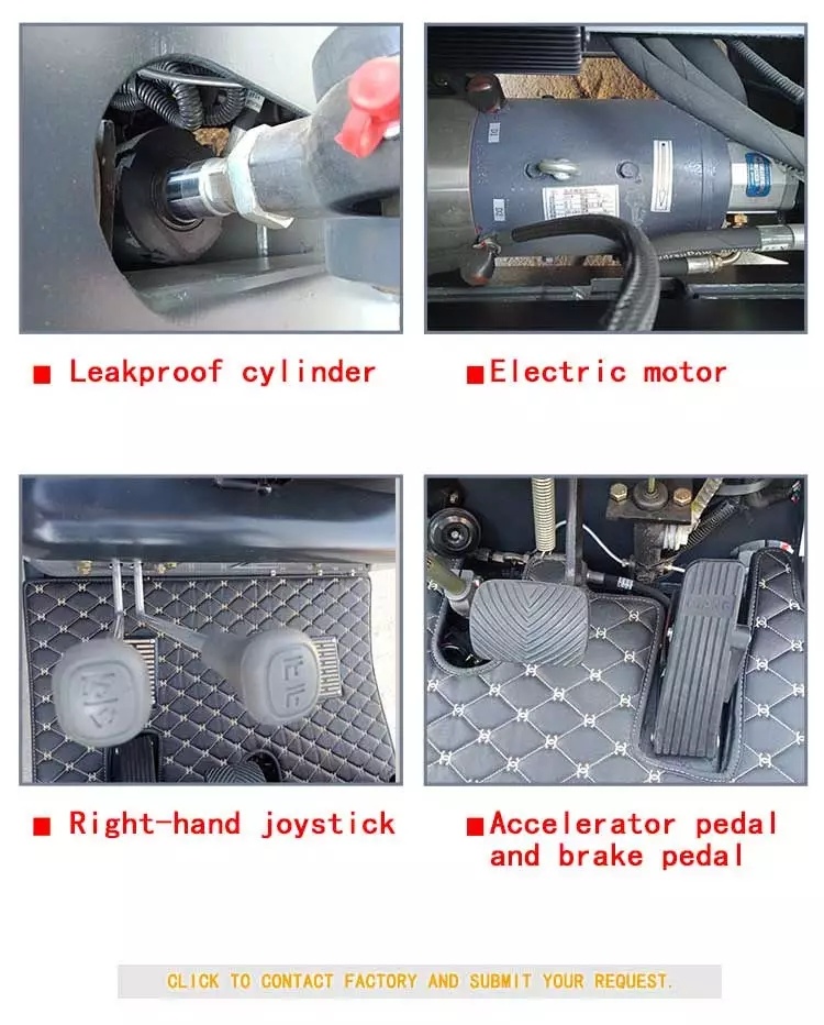 2.5 Ton Electric Hydraulic Oil 3 Ton Forklift Price for Sale