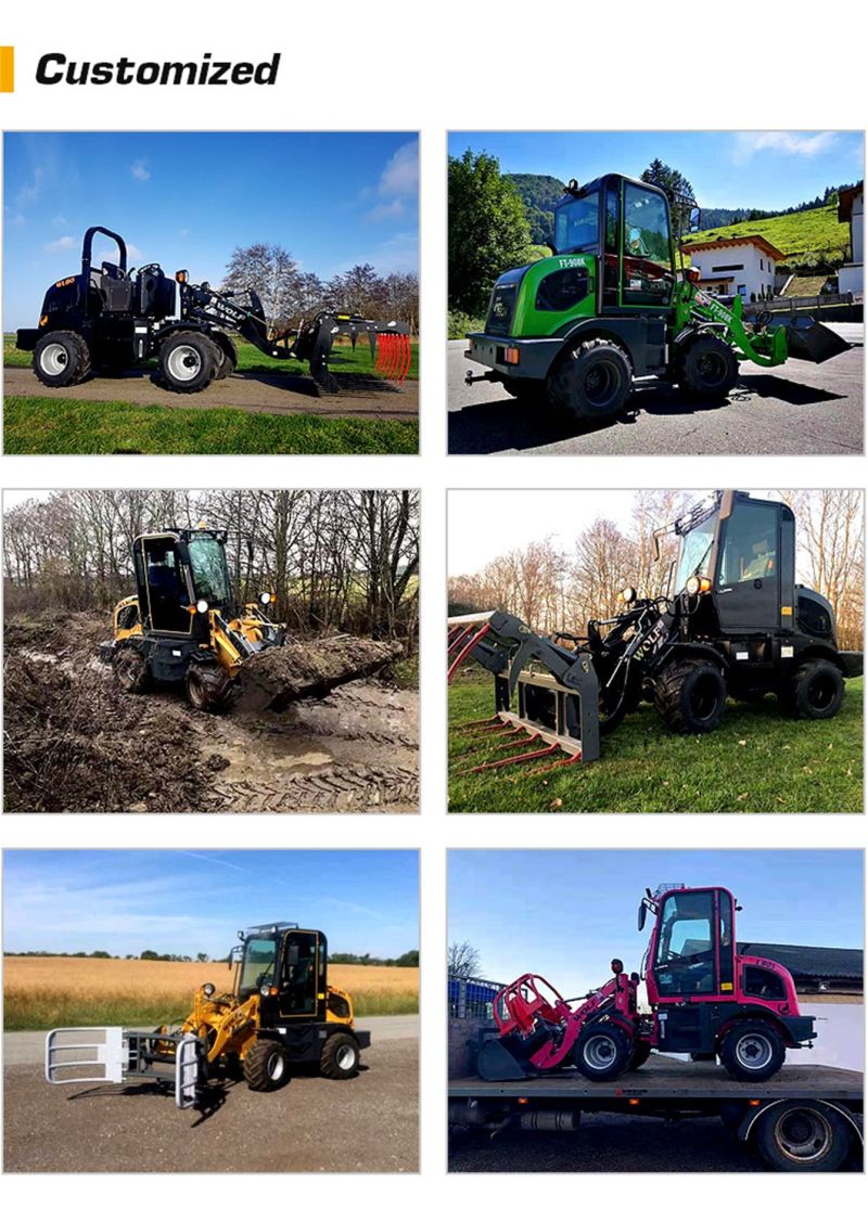 Zl08f Wheel Loader with Rops Cab