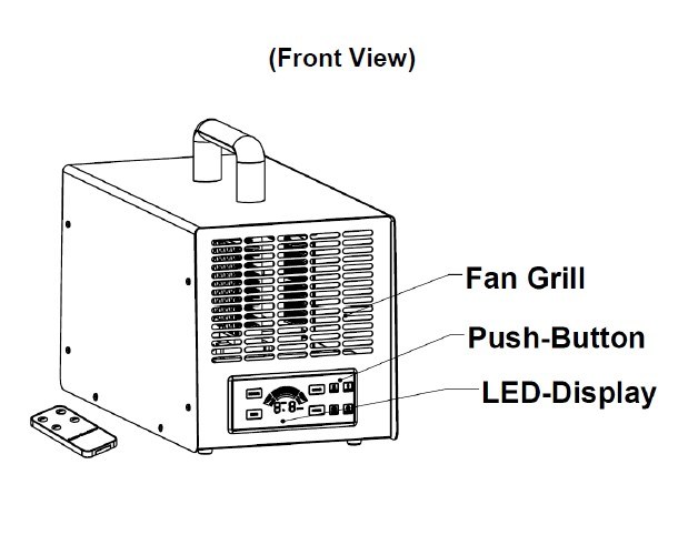 Portable Air Purifier for 28g Car Ozone Machine