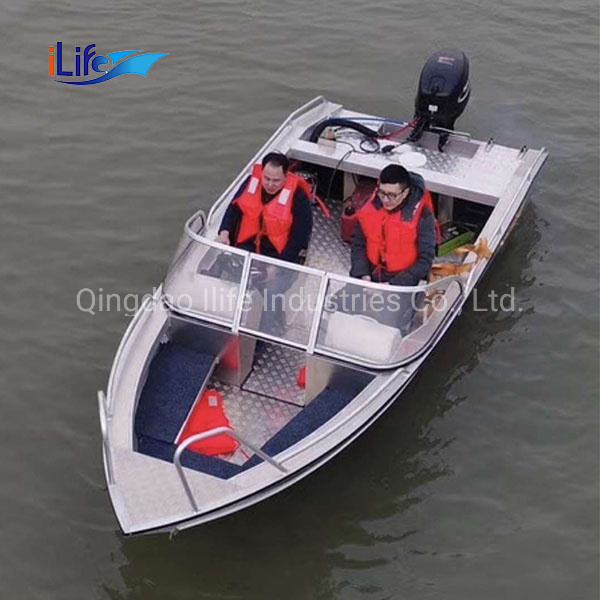 Ilife Aluminium Bowrider Jon Boats Panga Rescue Electric Fishing Motor Cabin Cruiser Yacht Boat for Sale