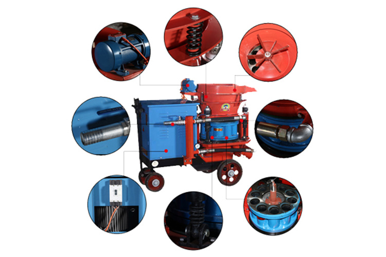 Explosion-Proof Supply Power Concrete Shotcrete Guniting Machine