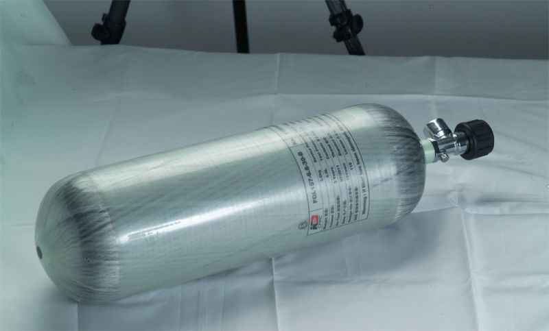 High Pressure 30MPa Compressed Air Carbon Composite Cylinders for Breathing Apparatus