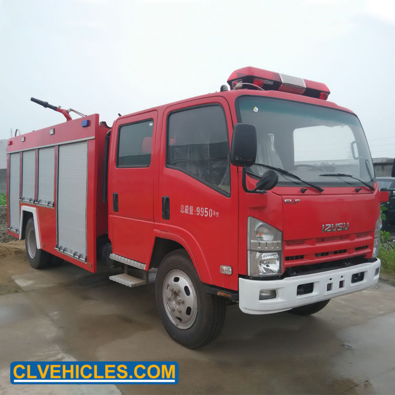 Isuzu 190HP 700p Water Tank Fire Fighting Truck Emergency Vehicle