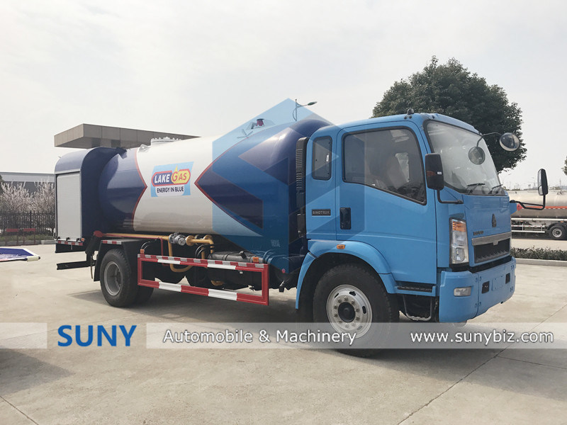 5500 Liter LPG Bulk LPG Transportation Truck for Sale