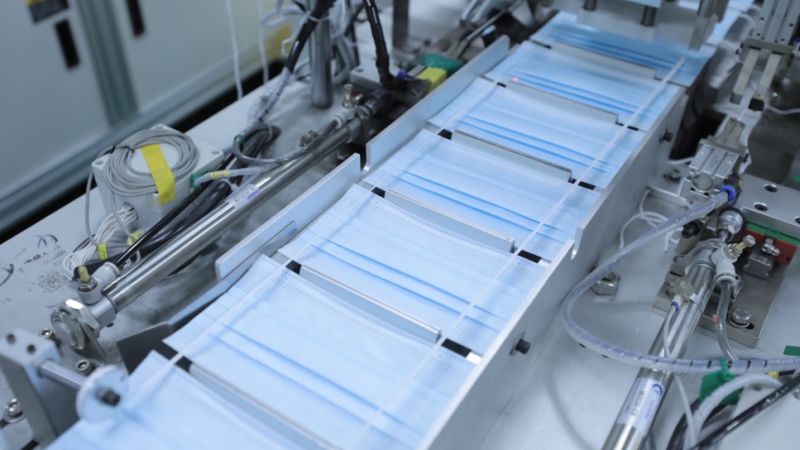 Civilian Use 3 Layers Non-Woven Disposable Protective Face Mask