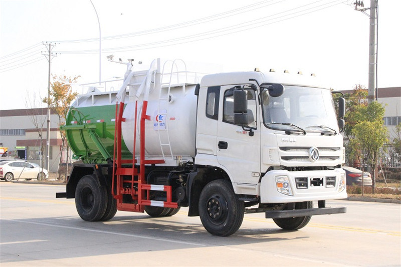 4X2 170HP Dongfeng 10000 Liters Hotel Waste Garbage Truck