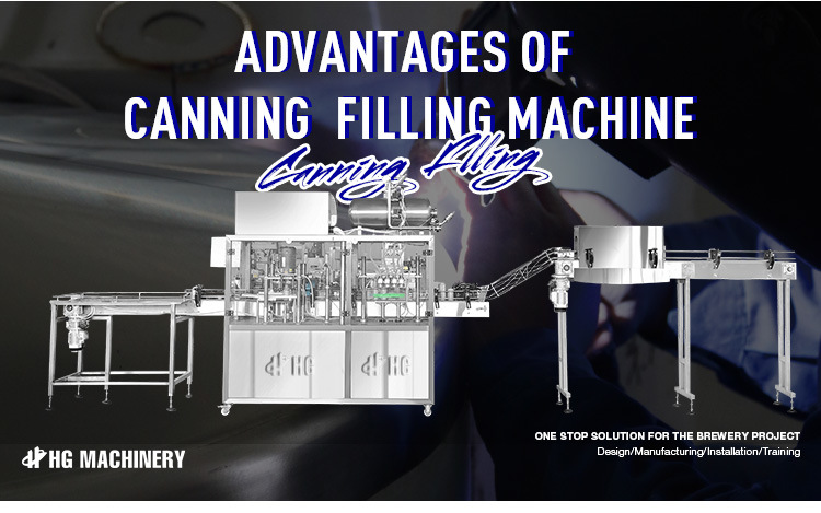 Beer Gas-Containing Beverage Can Filling Filler and Seamer Machine