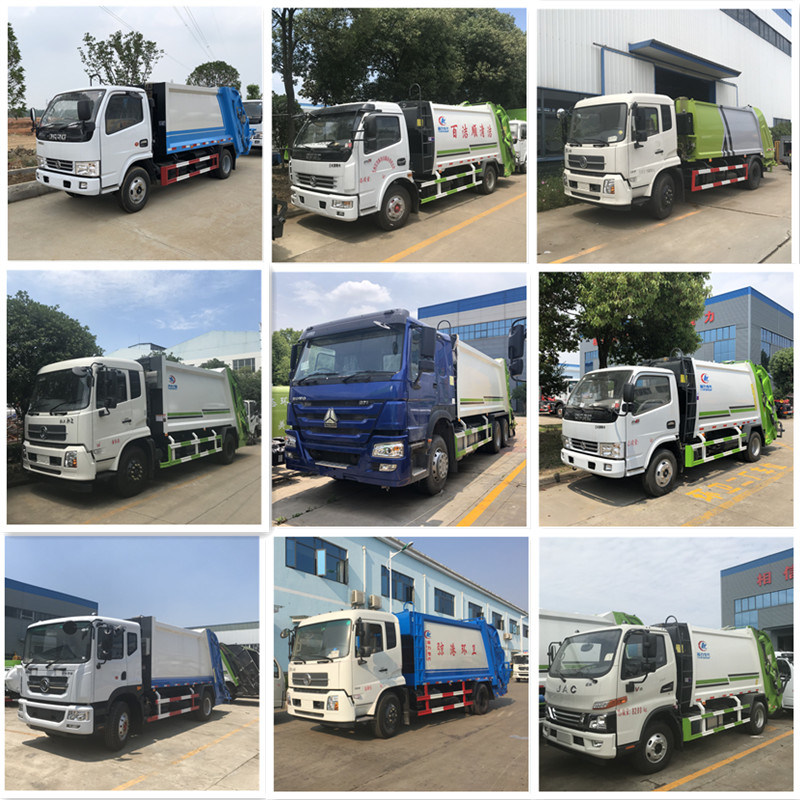 12000 Liters Dongfeng 4X2 Rear Load Refuse Garbage Collection Truck