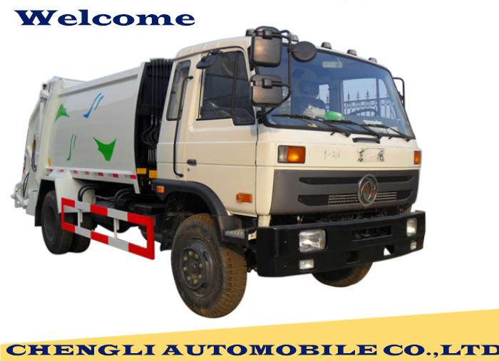 Dongfeng 10-12m3 Refuse Waste Collector Compactor Garbage Truck