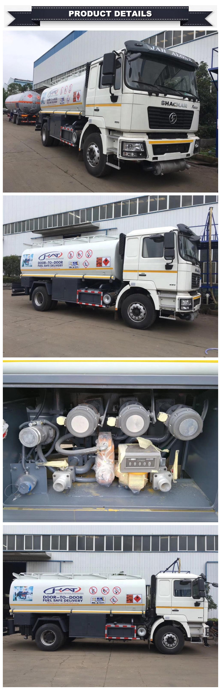 New F2000 Manual 12000 Litres 14000 Litres 16000 Litres Mobile Fuel Diesel Dispensing Truck