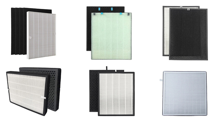 Activated Carbon HEPA Air Filter for Portable Air Purifier