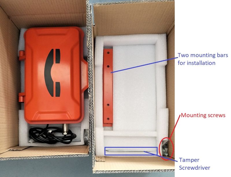 Weatherproof Flameproof Emergency Explosion Proof Telephone for Oil and Gas
