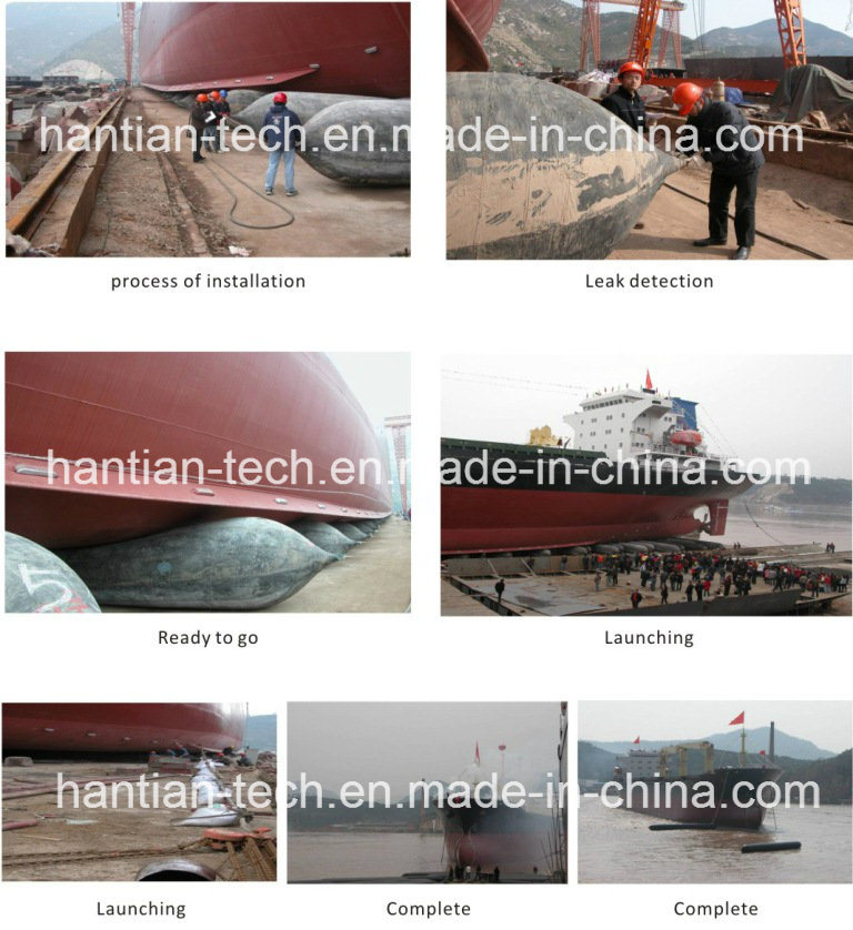 CCS High Pressure Pneumatic Rubber Ship Launching Marine Airbag